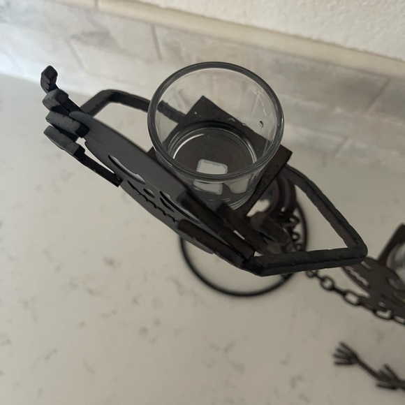 Partylite | Halloween Decor Mr. Bones and Dog Iron Candle holders - Picture 4 of 11